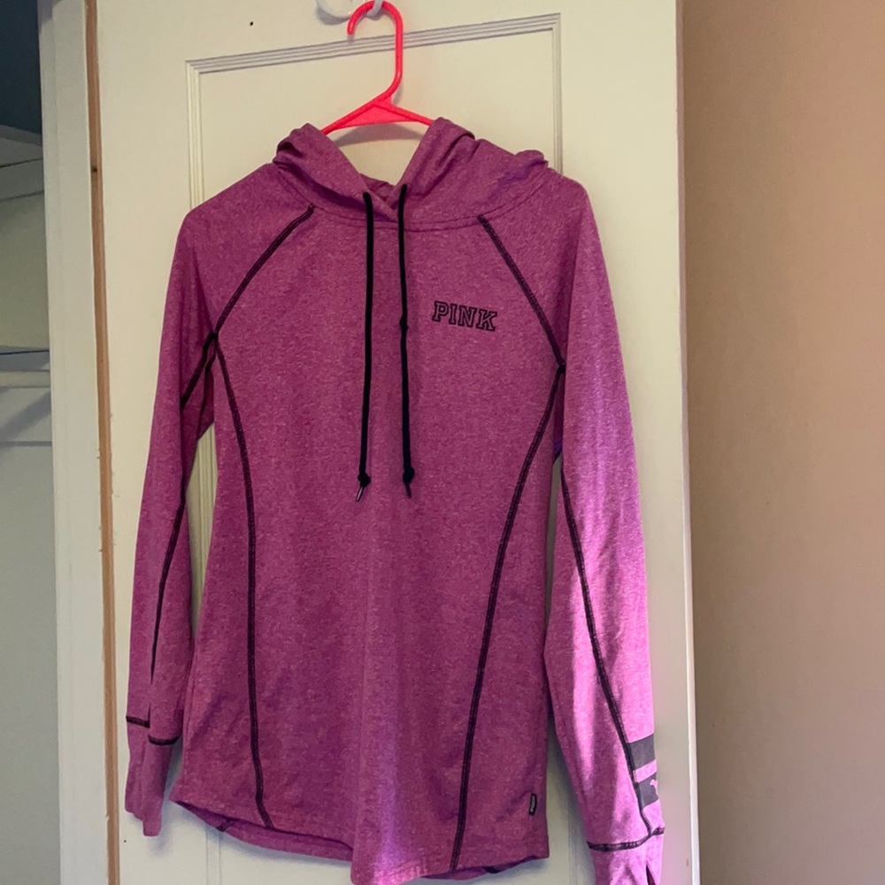 PINK athletic sweatshirt in color pink